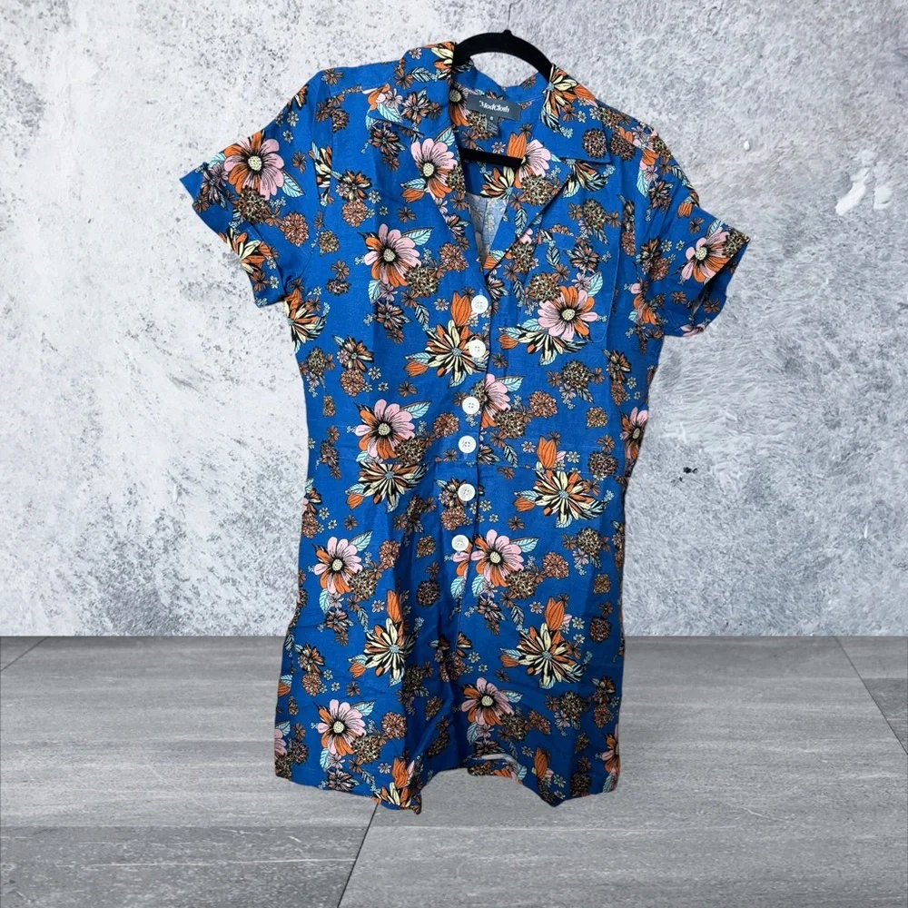 ModCloth Summer Camp Solstice Romper. NWT - Picture 3 of 6